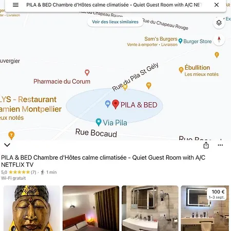 Pila & Bed Centre Corum Comedie - Calme Climatisee - Quiet Air-conditioned 4* Montpellier