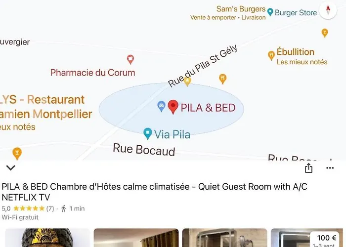 Pila & Bed Centre Corum Comedie - Calme Climatisee - Quiet Air-conditioned 4* Montpellier